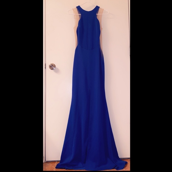 Nicole Bakti Sleeveless Illusion side gown - Picture 3 of 7